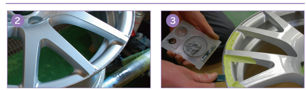 ホイールガリキズペイント